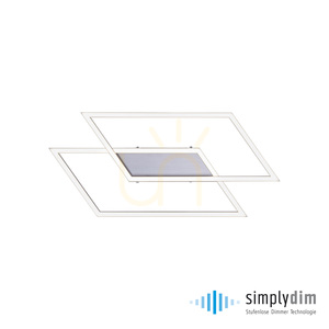 Plafond INIGO 8192-55 Silver 2xLED 1 Plafond INIGO 8192-55 Silver 2xLED small 1