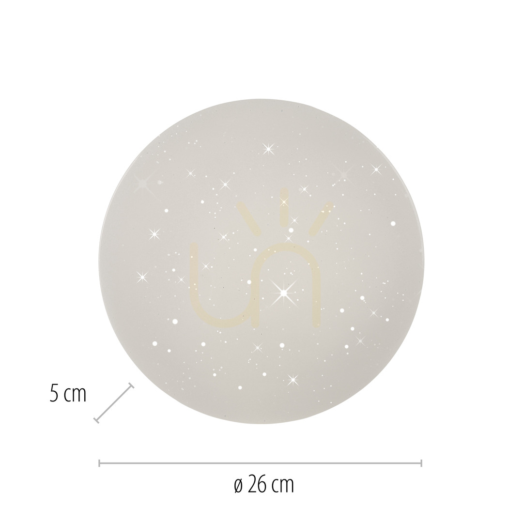 Display Plafond URANUS 14285-16 White 1xLED Plafond URANUS 14285-16 White 1xLED