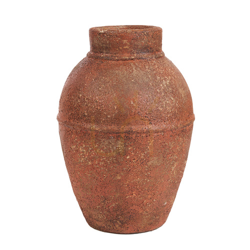 Check Terracotta Amphora Vase Rustica L 40 cm