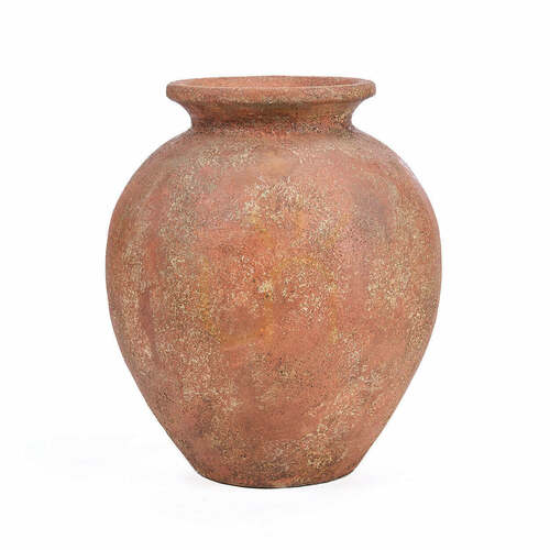 Check Terracotta Vase XL 50 cm Clay Silence Terracotta Collection