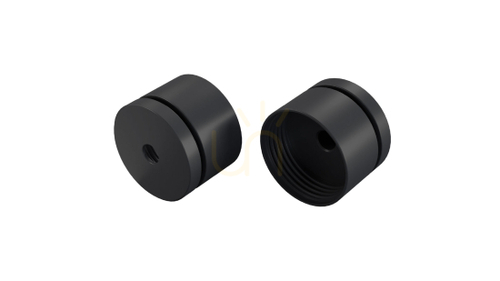 Check ALU LUMINES SFERO MS2 black anodized plugs with hole KPL