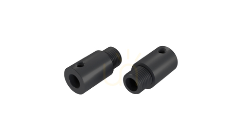 Check M10x1 metal strain relief with 4 mm socket, black