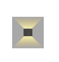 NORA 2464BL 10.3W DALI2 outdoor wall lamp IP65 black - Norlys small 6