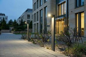 Outdoor Post Light SU-MA Karo KB-850 LED 10W IP65 Dark Ash 85 cm small 3