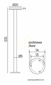 Standing luminaire RONDO II RO-1230 3 Standing luminaire RONDO II RO-1230 small 3