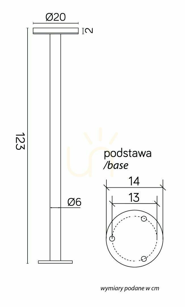 Display Standing luminaire RONDO II RO-1230 Standing luminaire RONDO II RO-1230