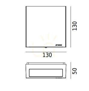 NORLYS NORA 2464AL LED outdoor wall lamp IP65 gray DALI2 small 5