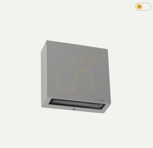 NORLYS NORA 2464AL LED outdoor wall lamp IP65 gray DALI2 small 0
