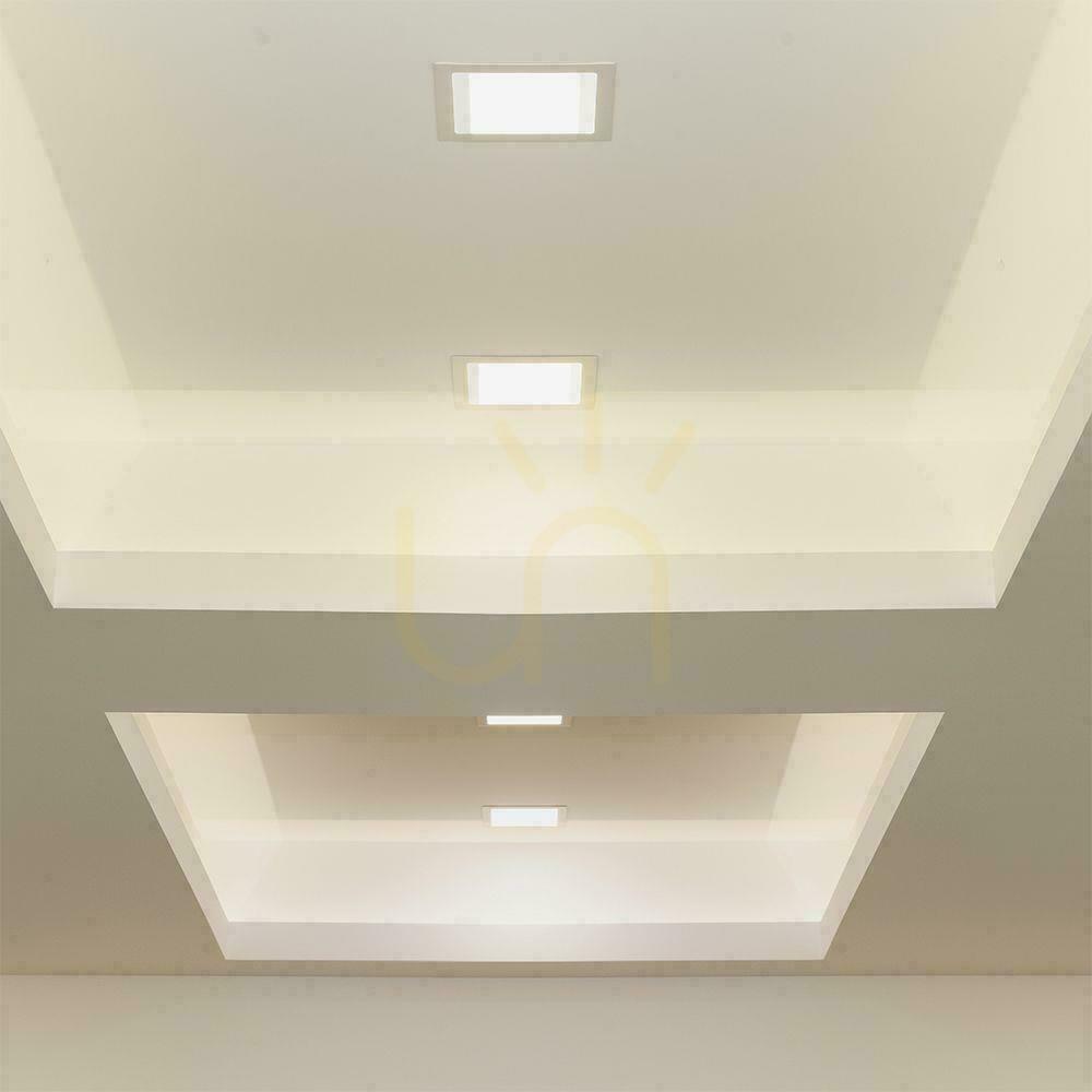 View V-TAC recessed downlight panel 12W LED CREE CHIP square 170x170mm VT-61012CCT 1320lm 6 year warranty V-TAC recessed downlight panel 12W LED CREE CHIP square 170x170mm VT-61012CCT 1320lm 6 year warranty