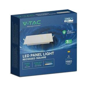 V-TAC 18W LED CREE CHIP recessed downlight panel square 220x220mm VT-61018CCT 1980lm 6 year warranty 5 V-TAC 18W LED CREE CHIP recessed downlight panel square 220x220mm VT-61018CCT 1980lm 6 year warranty small 5