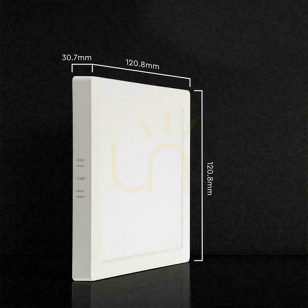 Show Surface-mounted downlight panel V-TAC 6W LED CREE CHIP square 120x120mm VT-60006CCT 630lm 6 year warranty Surface-mounted downlight panel V-TAC 6W LED CREE CHIP square 120x120mm VT-60006CCT 630lm 6 year warranty