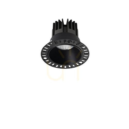 Check Recessed Luminaire Ideallux Game Trimless Round Black 11W 3000K 319650