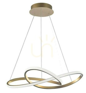 JEREZ Luces Exclusivas LE41656 gold LED pendant light 72 cm, 3000 K small 0