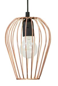 Luces Exclusivas PUENTE LE42153 Copper-Coloured Pendant Light E27 17 cm small 1