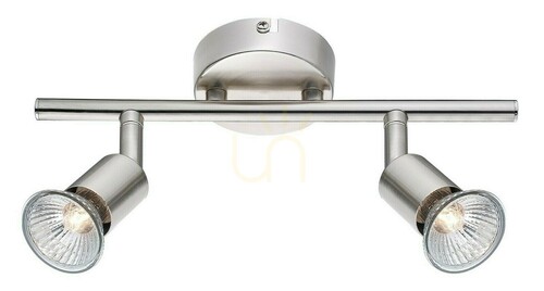 Check Luces Exclusivas MIRAMAR LE42490 Nickel Ceiling Spotlight 2xGU10
