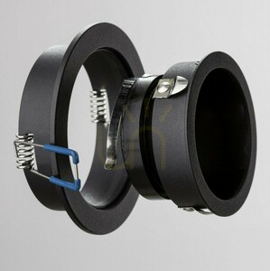 Luces Exclusivas BADALONA LE61393 black recessed spotlight GU10 9.2 cm small 1