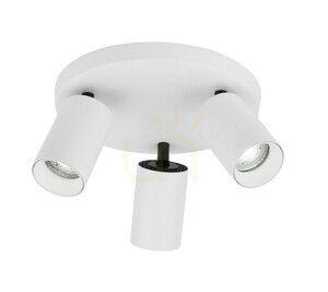 CLORINDA Luces Exclusivas LE61464 white ceiling light 3×GU10 22 cm small 1
