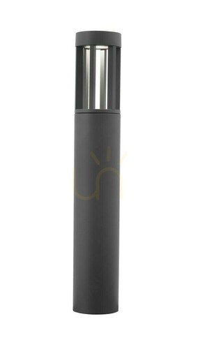 Check Luces Exclusivas MENTRIDA LED garden bollard LE71325, grey, 65 cm, 8 W
