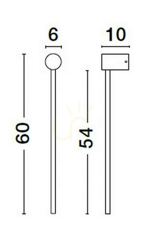 Check TUNJA wall lamp by Luces Exclusivas LE42604