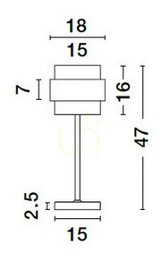 VIEJA Luces Exclusivas Table Lamp LE42626 small 4
