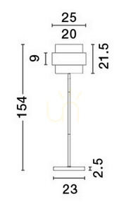 VIEJA Luces Exclusivas Floor Lamp LE42627 small 5
