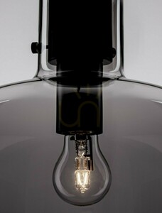 Luces Exclusivas PADRE LE42628 pendant light, black, smoked glass, E27, Ø30 cm small 4