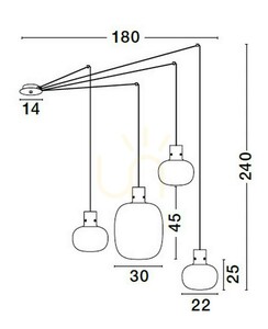 PADRE Luces Exclusivas Pendant Lamp LE42632 5 PADRE Luces Exclusivas Pendant Lamp LE42632 small 5