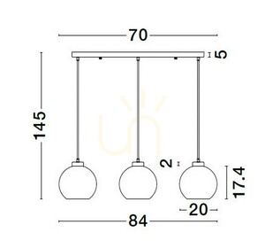 REPOS Luces Exclusivas Pendant Lamp LE42651 3 REPOS Luces Exclusivas Pendant Lamp LE42651 small 3