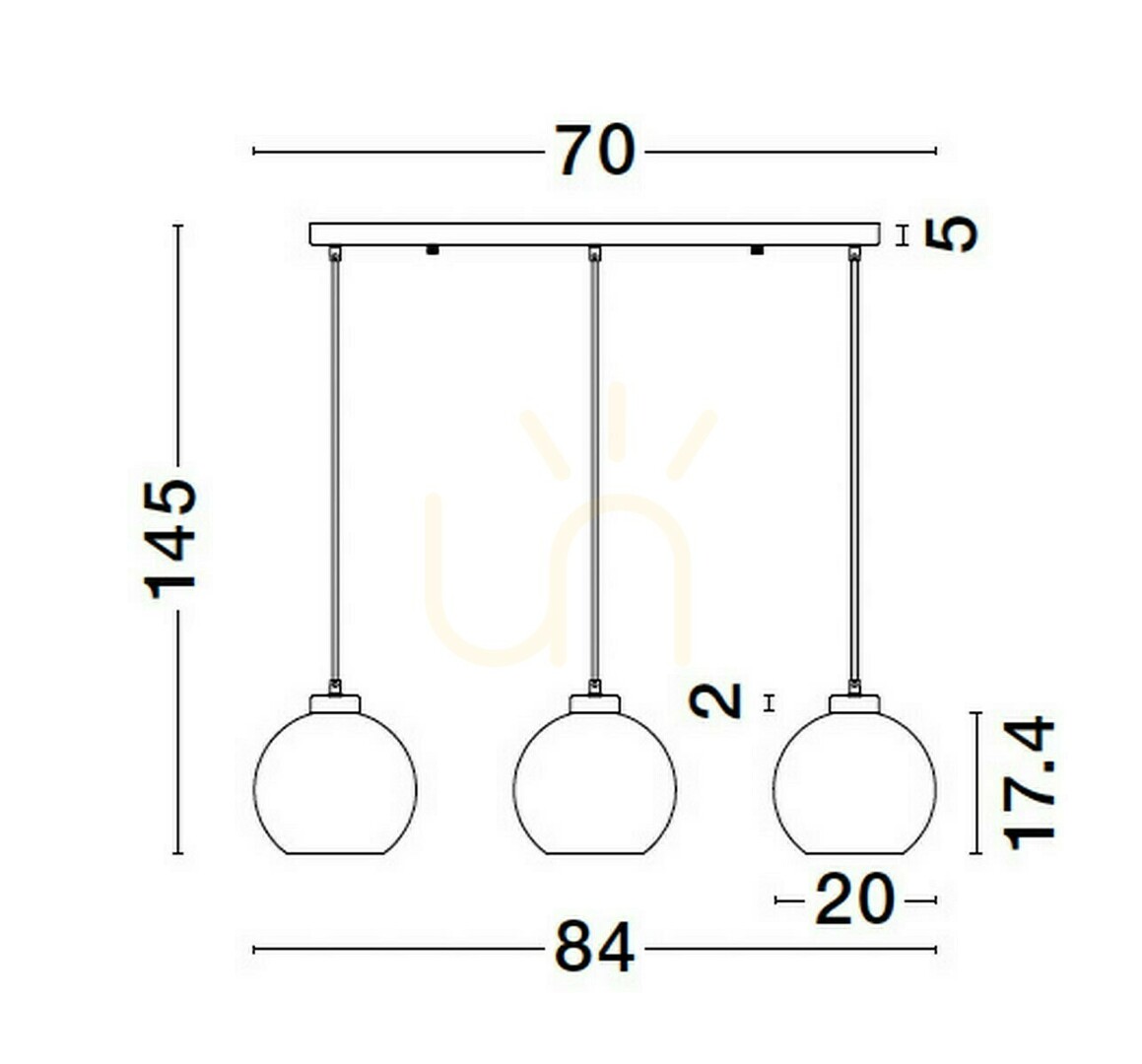 Display REPOS Luces Exclusivas Pendant Lamp LE42651 REPOS Luces Exclusivas Pendant Lamp LE42651