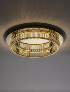 BAUTA LED Ceiling Light Luces Exclusivas LE42678, Gold with Crystals, Ø50 cm 29W 3500K small 1