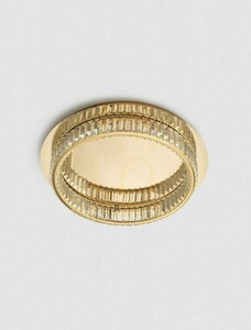 BAUTA LED Ceiling Light Luces Exclusivas LE42678, Gold with Crystals, Ø50 cm 29W 3500K small 3