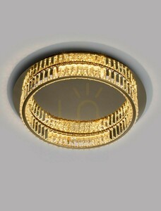 BAUTA LED Ceiling Light Luces Exclusivas LE42678, Gold with Crystals, Ø50 cm 29W 3500K small 4