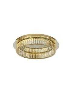 BAUTA LED Ceiling Light Luces Exclusivas LE42678, Gold with Crystals, Ø50 cm 29W 3500K small 0