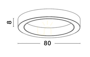 CLARO Luces Exclusivas LE42687 ceiling light small 5