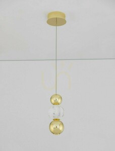 PONCE Luces Exclusivas LE42699 Gold LED Pendant Light, 6 W small 3