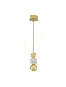 PONCE Luces Exclusivas LE42699 Gold LED Pendant Light, 6 W small 0