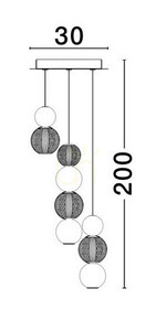 PONCE Luces Exclusivas Pendant Lamp LE42700 small 3