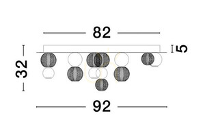Plafond PONCE Luces Exclusivas LE42707 small 5