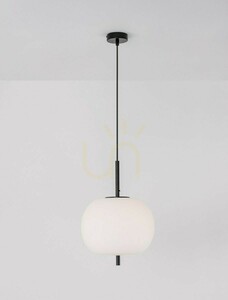 Luces Exclusivas MARC LE42718 Black Pendant Light, E27 12 W, 30 cm small 2