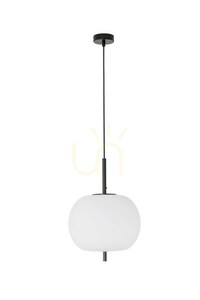 Luces Exclusivas MARC LE42718 Black Pendant Light, E27 12 W, 30 cm small 0