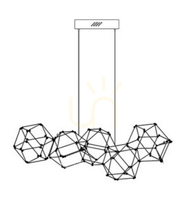 Gold LED pendant light ASIS Luces Exclusivas LE42726 21.6 W 3000 K small 4
