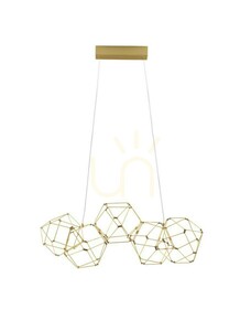 Gold LED pendant light ASIS Luces Exclusivas LE42726 21.6 W 3000 K small 0