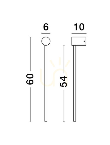 Check TECOMAN Luces Exclusivas wall lamp LE42849