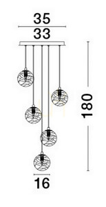 CABRAL Luces Exclusivas Pendant Lamp LE42903 2 CABRAL Luces Exclusivas Pendant Lamp LE42903 small 2