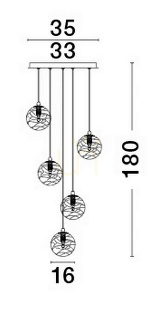 Preview CABRAL Luces Exclusivas Pendant Lamp LE42903 CABRAL Luces Exclusivas Pendant Lamp LE42903