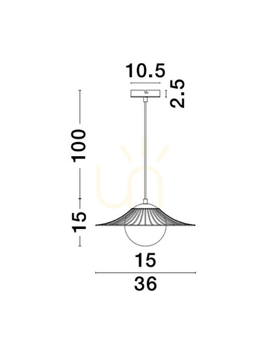 Check NAVOJOA Luces Exclusivas Pendant Lamp LE42931