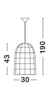 PALMAR Luces Exclusivas Pendant Lamp LE42954 small 3