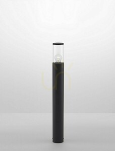 Luces Exclusivas ACAPULCO LE71496 anthracite garden bollard light, 80 cm small 1