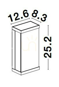 Outdoor wall lamp BETANCOURT Luces Exclusivas LE71551 3 Outdoor wall lamp BETANCOURT Luces Exclusivas LE71551 small 3