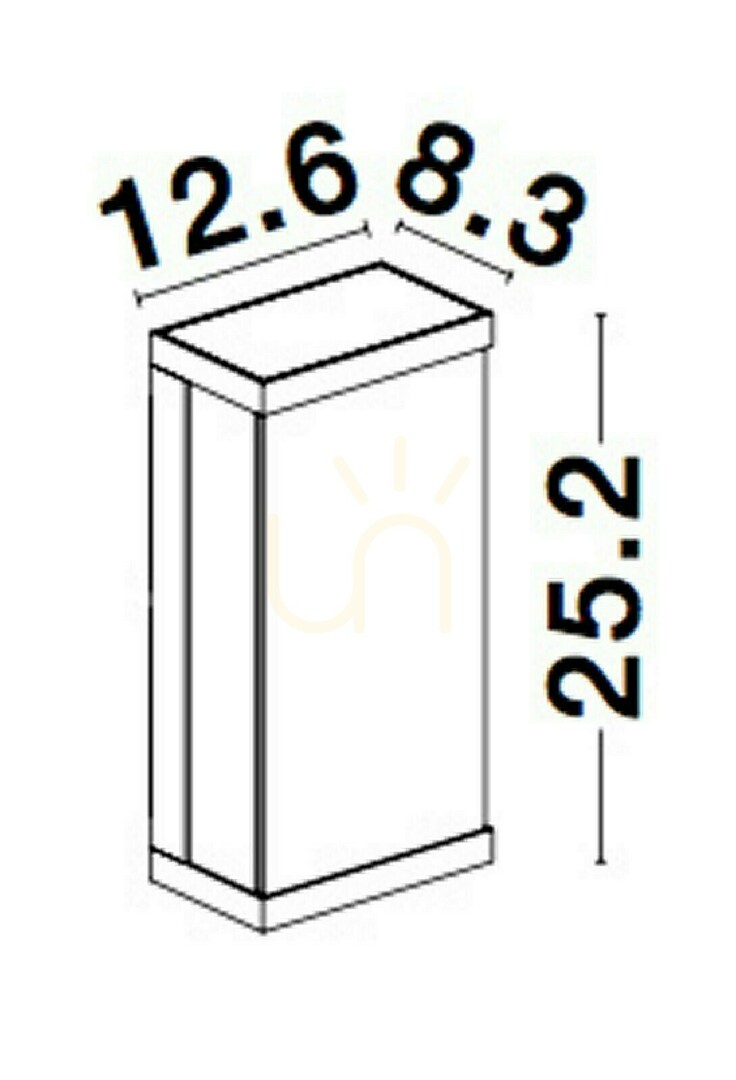 Display Outdoor wall lamp BETANCOURT Luces Exclusivas LE71551 Outdoor wall lamp BETANCOURT Luces Exclusivas LE71551